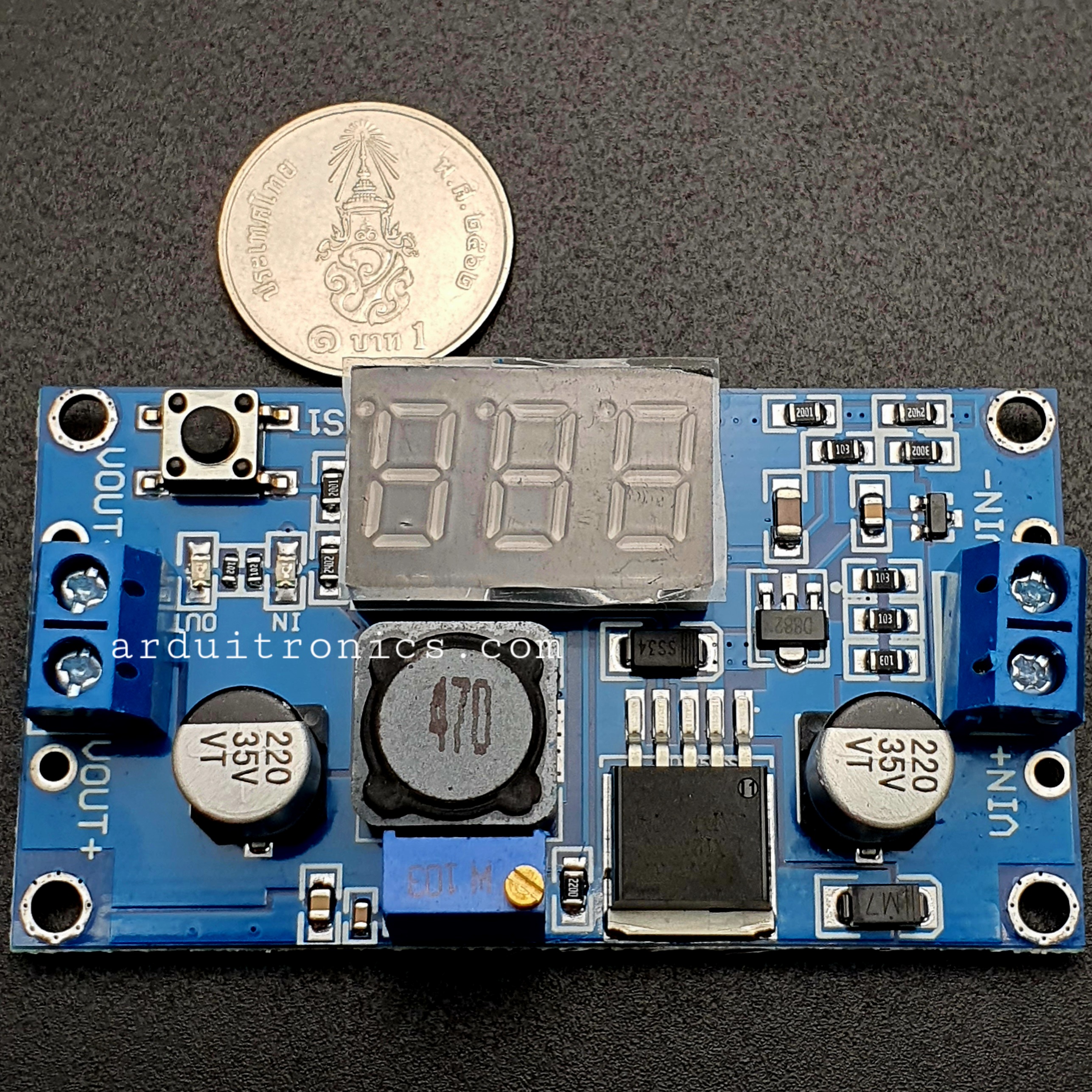 LM2596 Converter Buck Step Down Regulator Power Module 4-40 to 1.25-30V 3A