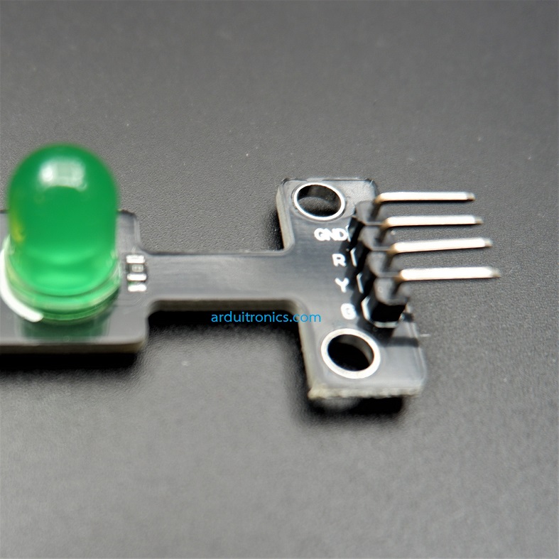 LED Module 3 traffic light หลอดไฟ LED ขนาดใหญ่ 8mm 3 สี แบบไฟจราจร