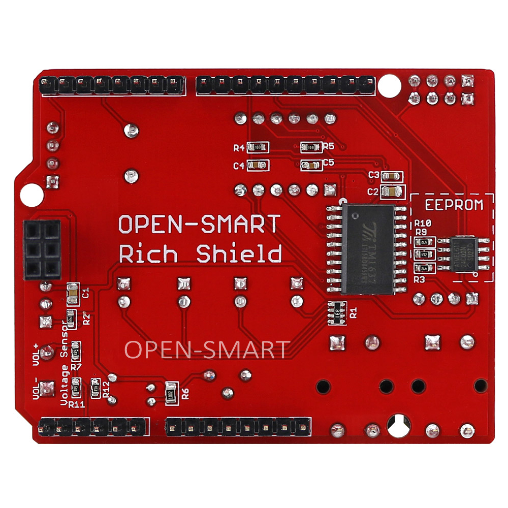 OPEN-SMART Rich Shield (Remote IR Control with receiver, LED, Buzzer, Buttons, Light Sensor, Temperature Sensor)
