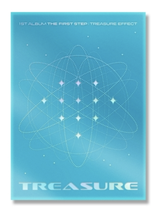 TREASURE - 1st ALBUM [THE FIRST STEP : TREASURE EFFECT] หน้าปก Blue