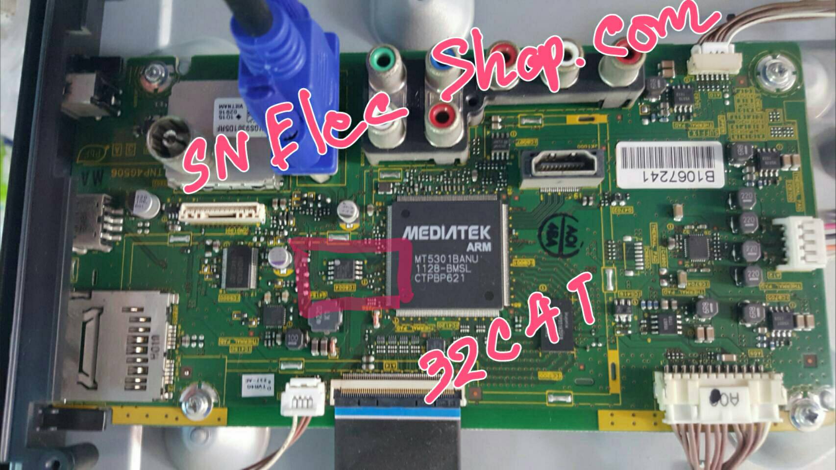 IC MEMORY PANASONIC : รุ่น TH-L32C4Tตำแหน่ง IC8004