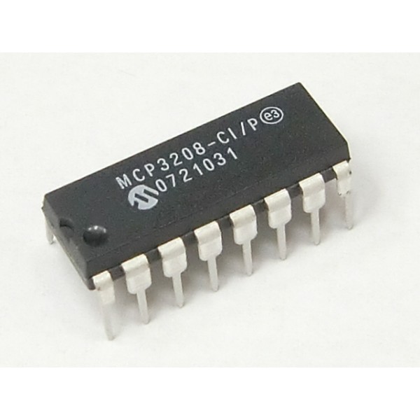 MCP3208-CI DIP16 (ADC)