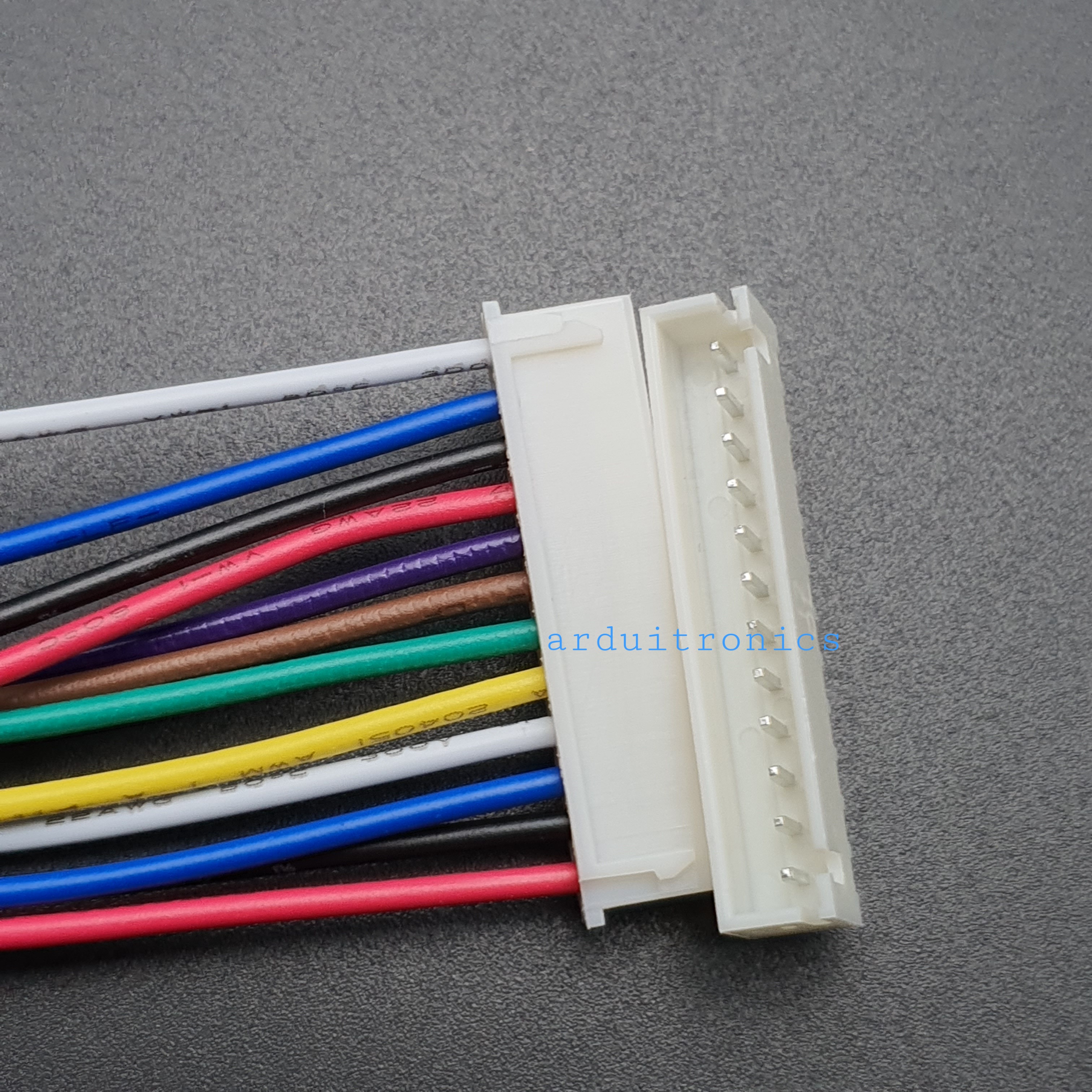 สาย XH2.54 Male Head 12P with Wire + Straight Pin Terminal