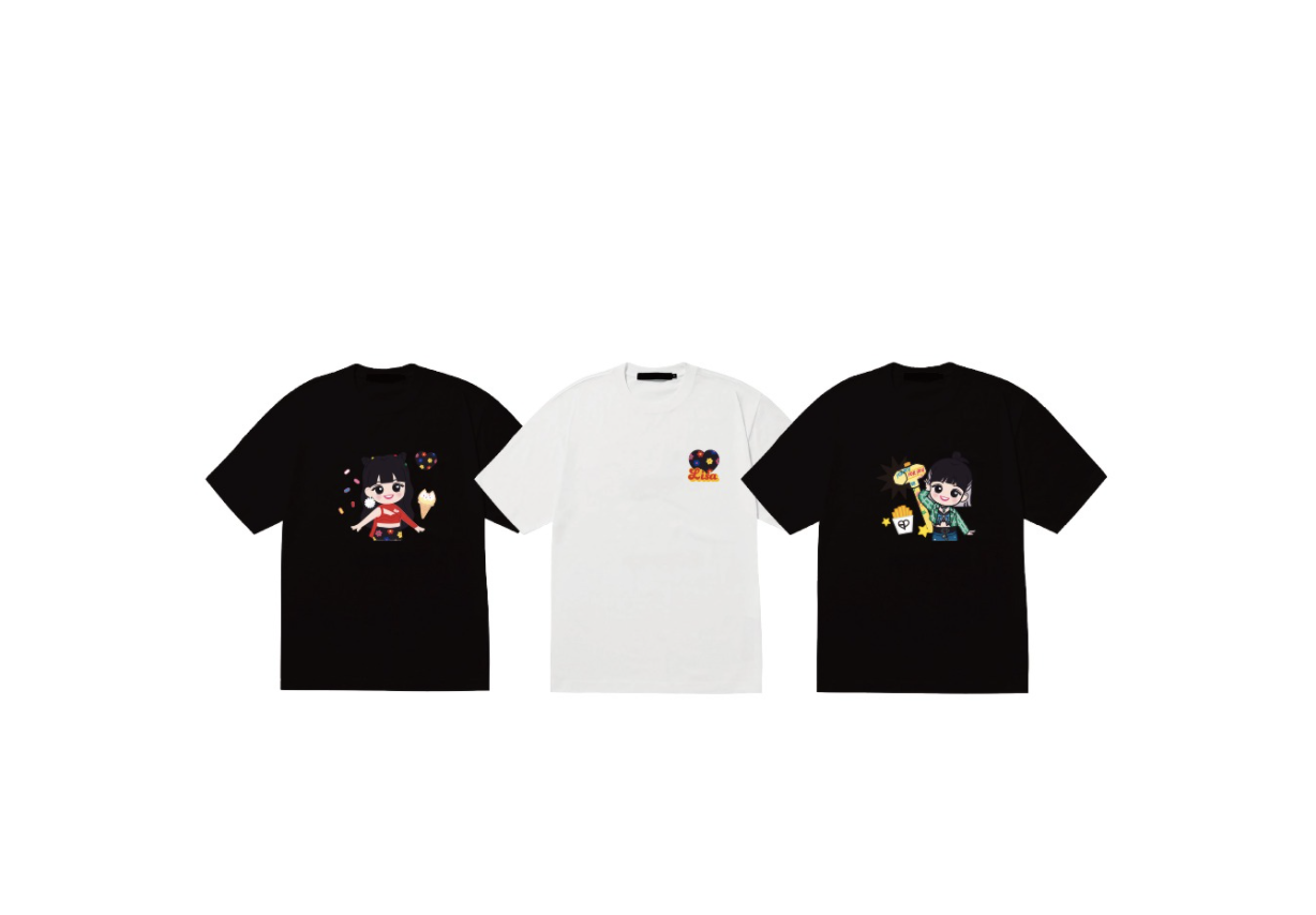 BLACKPINK -[THESHOW] MD 2 - BLACKPINK CHARACTER T-SHIRTS Lisa ระบุแบบ