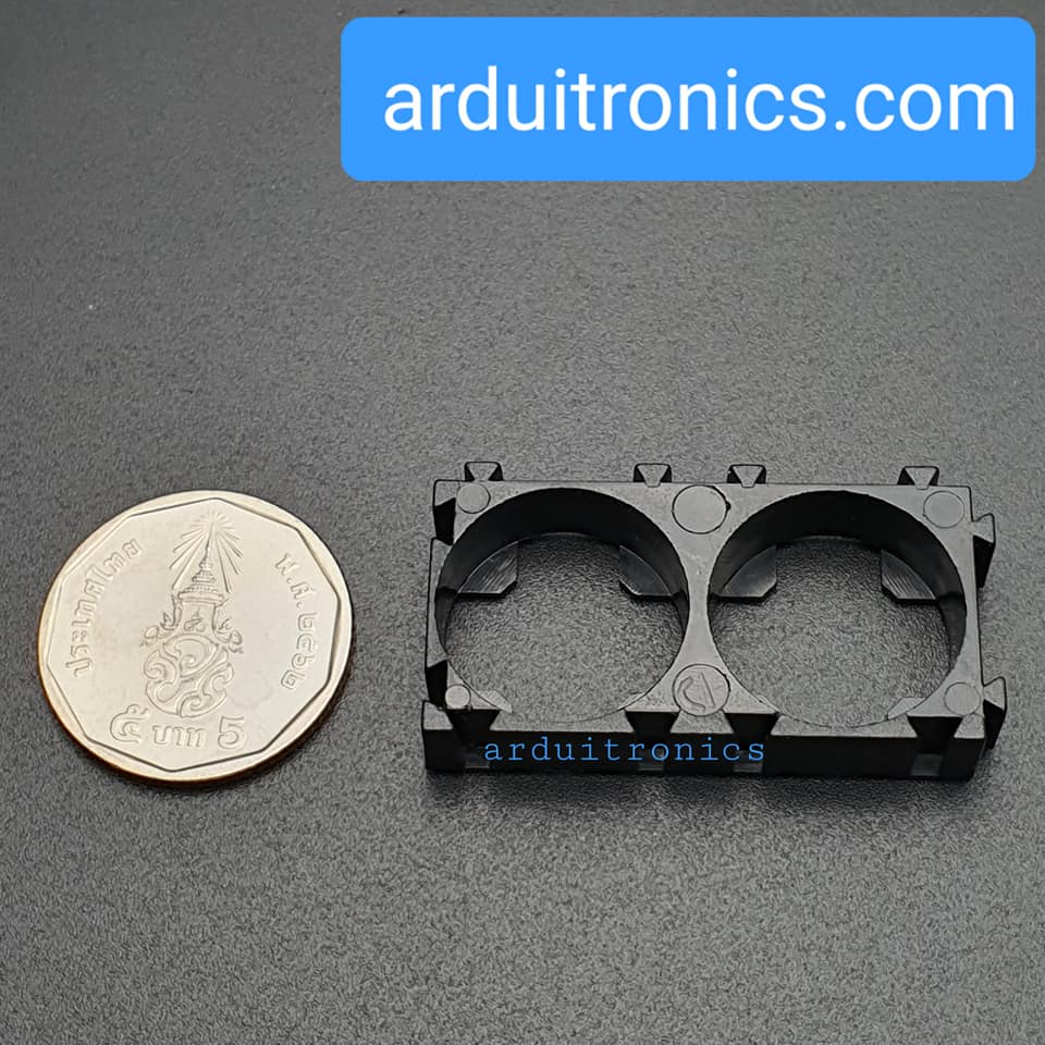 Battery Fixed Bracket กรอบยึดถ่าน18650 รางถ่านแบบอิสระ ใส่ถ่านได้ 2 ก้อน จำนวน 1 ชิ้น
