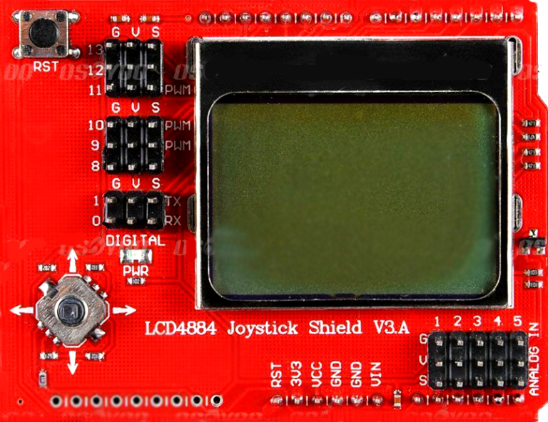 KEYES Graphic LCD 4884 Shield For Arduino