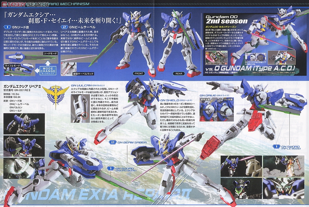 HG 1/144 GN-001REII Gundam Exia Repair II