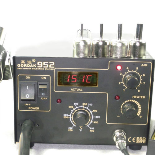 SMD Hot Air Rework Station Gordak 952 Soldering Iron