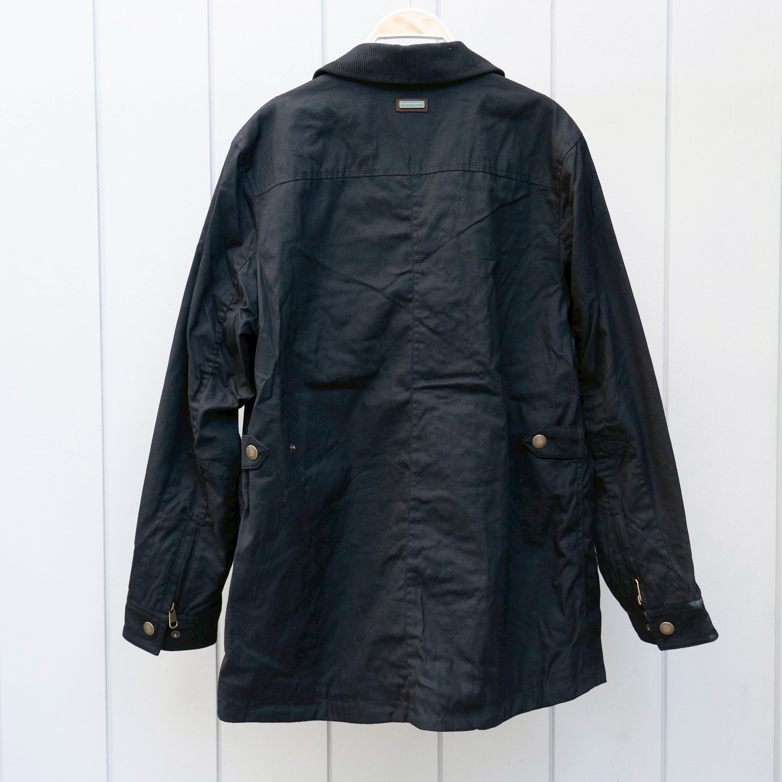 Superdry Wax Jacket – Black