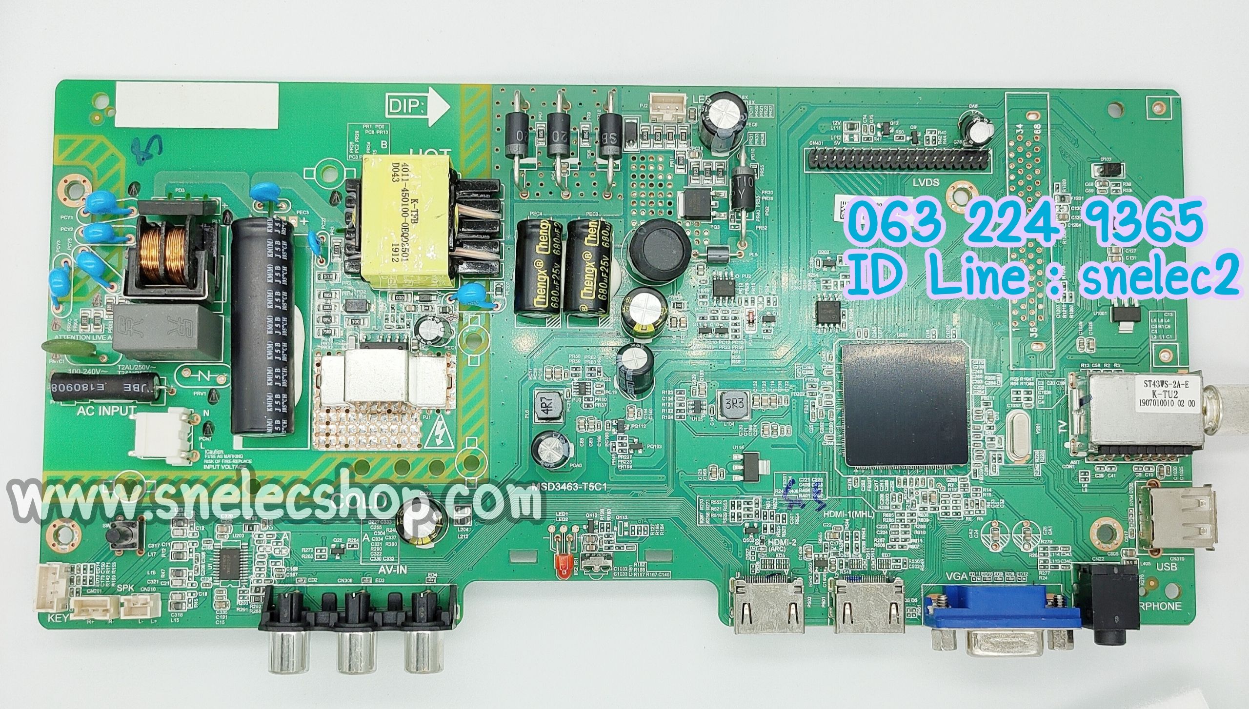 Philips เมนบอร์ด รุ่น 32PHT4002