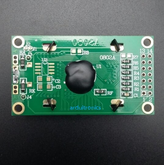 LCM0802A 5V 8x2 Character LCD 0802 (Blue with Backlight)