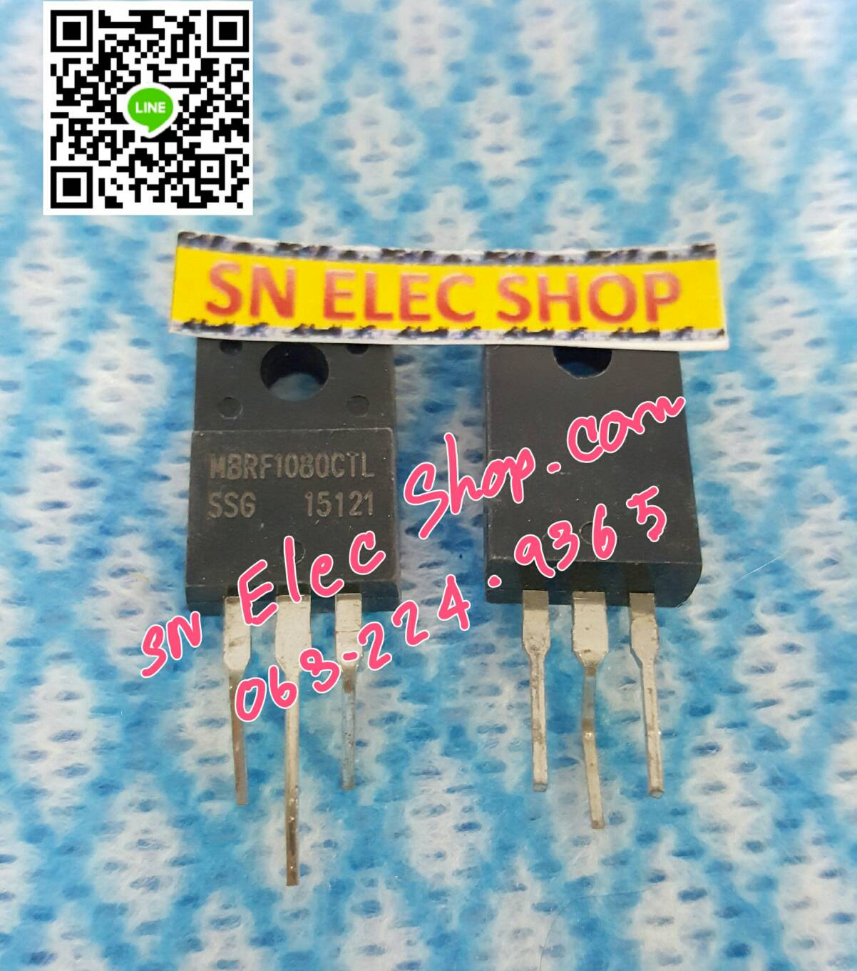 MBRF1080CTL 10A. 80V.