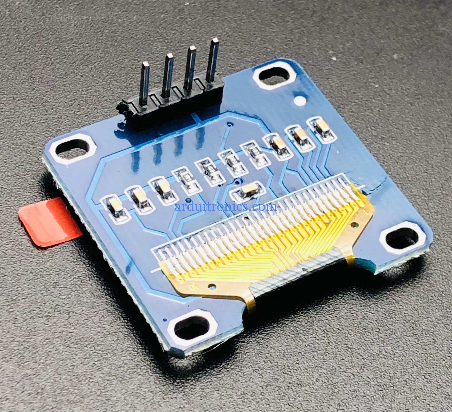 OLED Display Module 0.96" 128X64 (White Color) - I2C Interface บัดกรีแล้ว