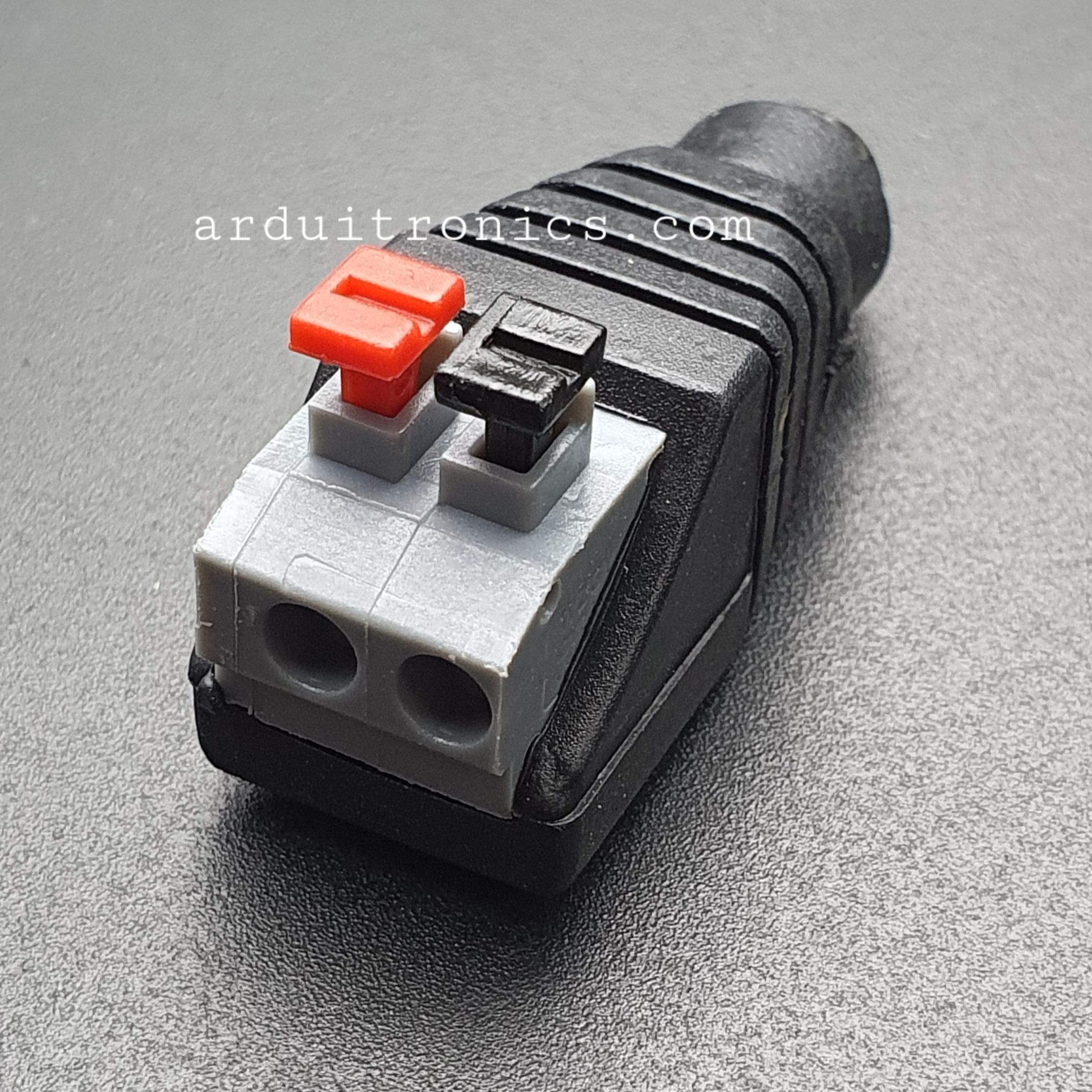 DC Power Connector DC Jack หัวแจ็ค ตัวเมีย Female Adapter Jack Plug 5.5 x2.1 mm ขนาดพอดีกับหัว Jack Arduino ไม่ต้องบัดกรี