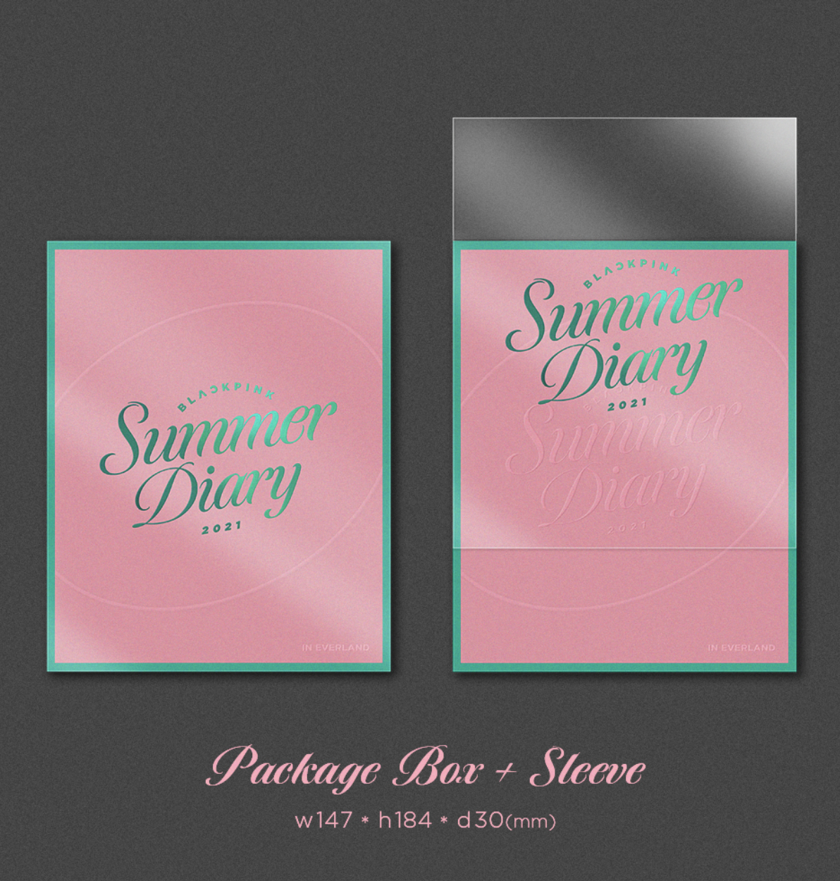 BLACKPINK -BLACKPINK 2021 SUMMER DIARY แบบ kit แบบ ได้ ของแถม เพิ่ม จาก เค ทาว
