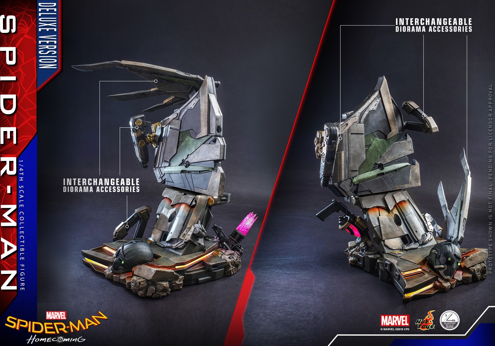 "Pre-Order" Hot Toys Spider-Man: Homecoming - 1/4th scale Spider-Man Collectible Figure (Deluxe Version)