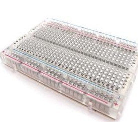 Transparent Breadboard (400 holes) แบบใส
