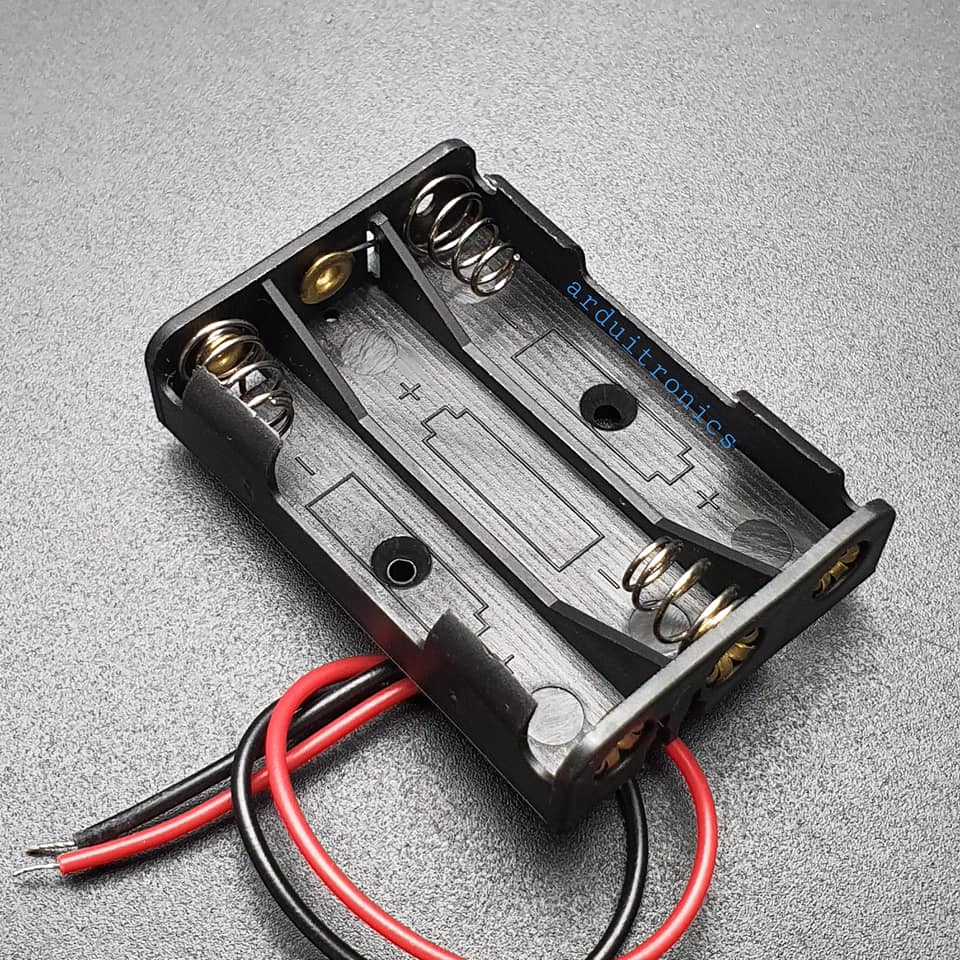 Battery Box รางถ่าน 3 ก้อน AAA ไม่มีฝา 1 ด้าน 4.5V