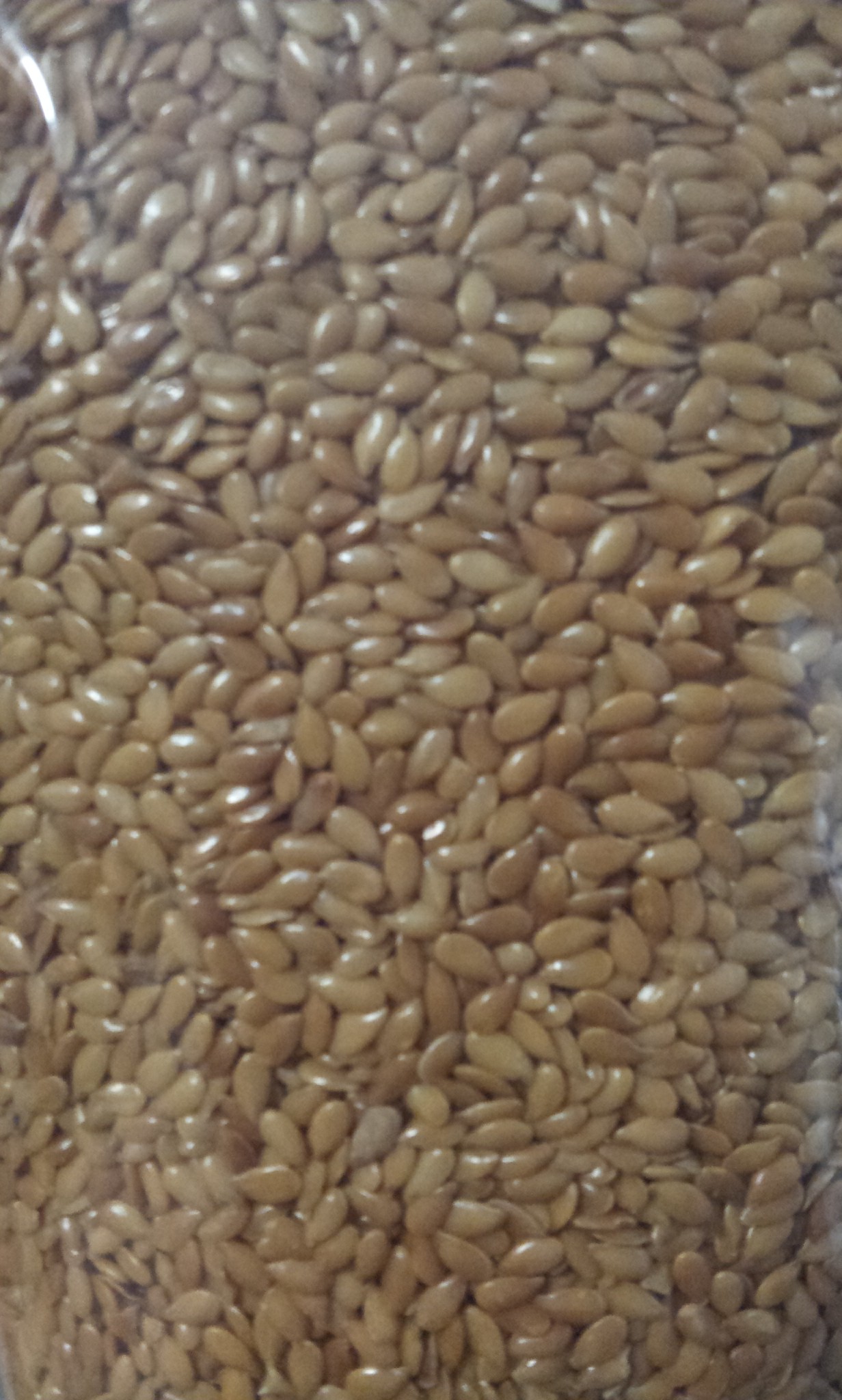 *GOLD* แฟลกซ์ซีด สีทอง ชนิดเต็มเมล็ด 1000g. (Organic Whole Golden Flaxseed)