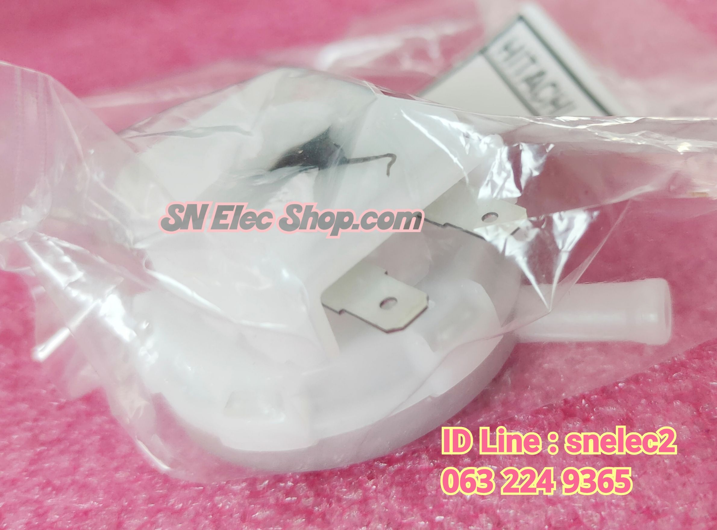 ตัวปรับระดับน้ำ (WATER LEVEL SENSOR HITACHI) พาร์ท PTSF-100XA*053 (รุ่นใหม่) สำหรับ รุ่น SF-80XB ,SF-170ZCV ,SF-130TCV ,SF-140TCV ,SF-160TCV ,SF-150ZCV ,SF-140TE ,SF-125XE ,SF-125XE