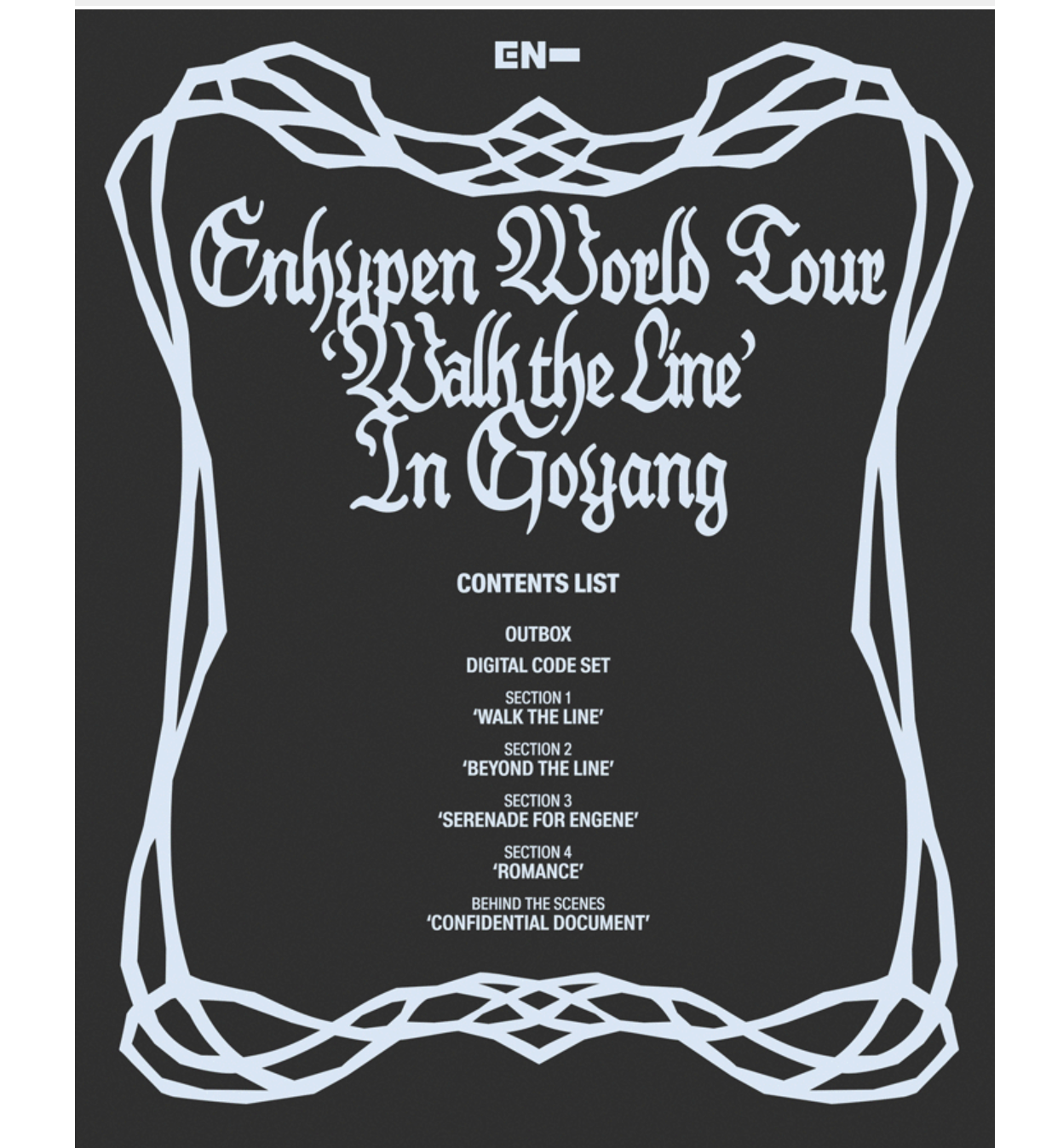 Enhypen -ENHYPEN WORLD TOUR 'WALK THE LINE' IN GOYANG - แบบ ได้ของแถมเพิ่ม จาก weverse shop. - ส่งเรือ