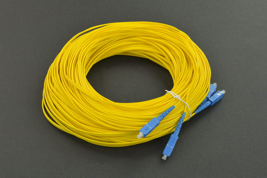 2mm SC-SC Single Mode Duplex Fiber Jumper (50m) (แท้จาก DFRobot)