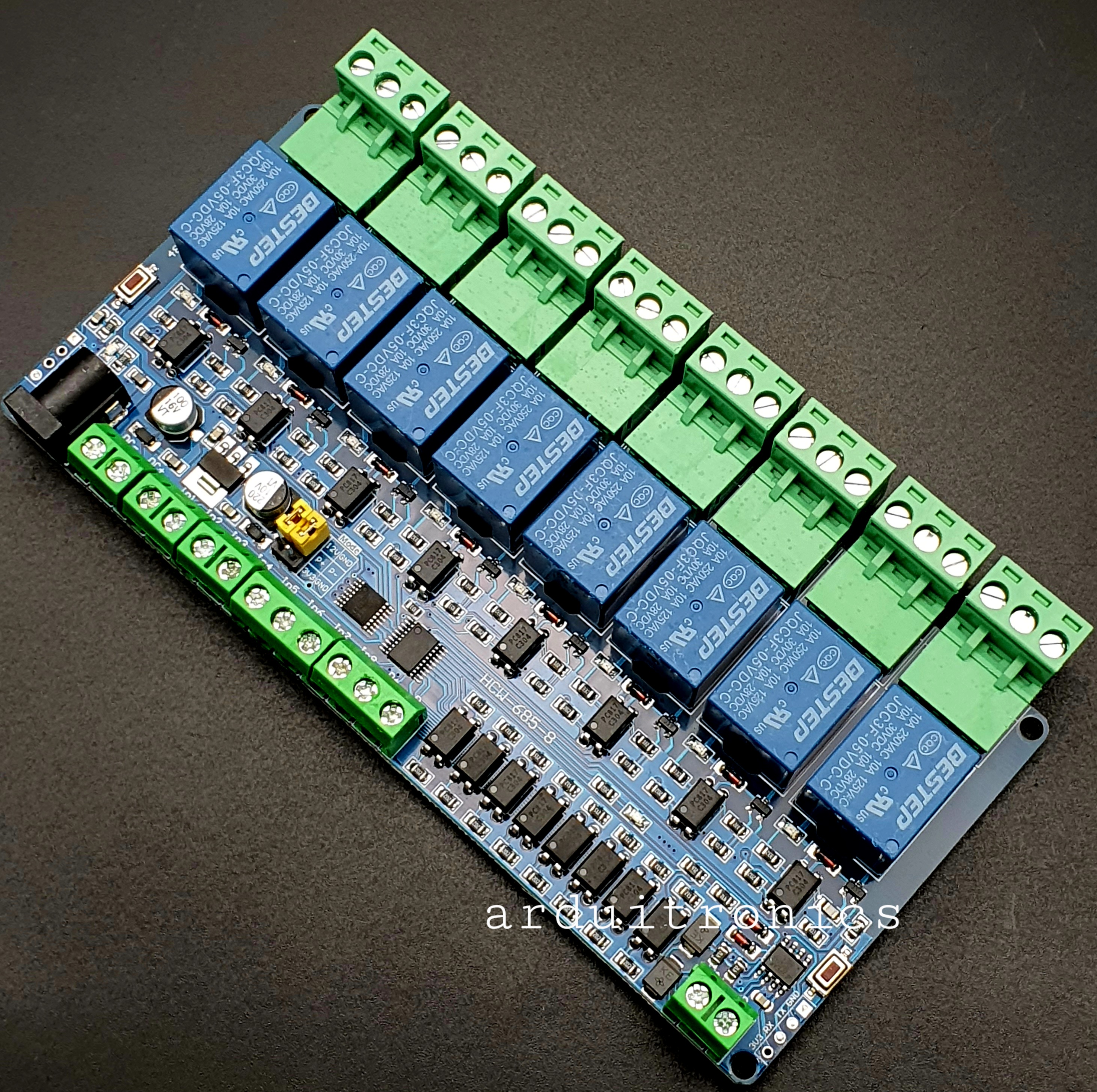 Modbus - RTU 8 Channel Relay Module RS485/TTL (5V)
