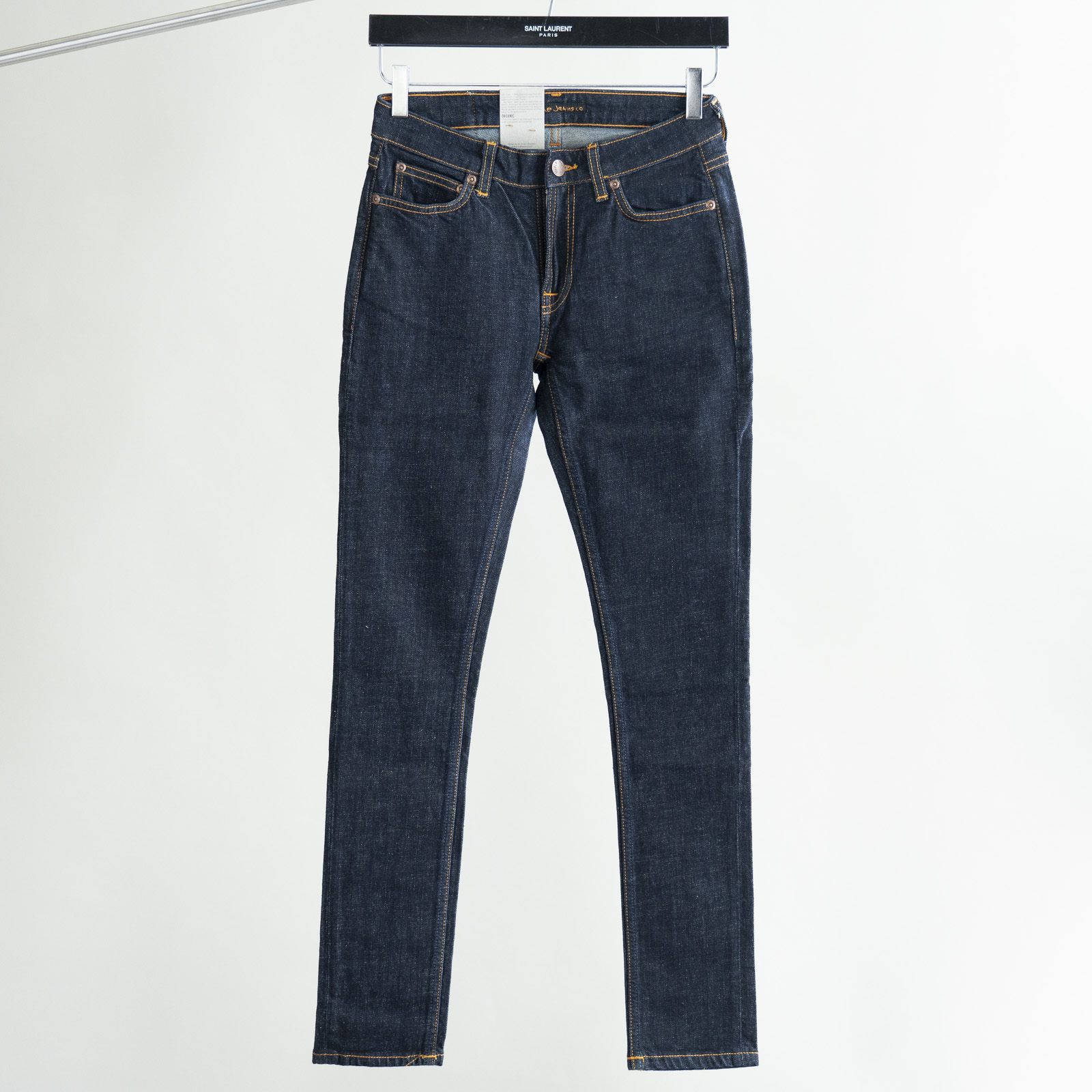 Skinny Lin Rinsed Twill Blue [RARE] ยีนส์ผ้าดิบแช่น้ำ