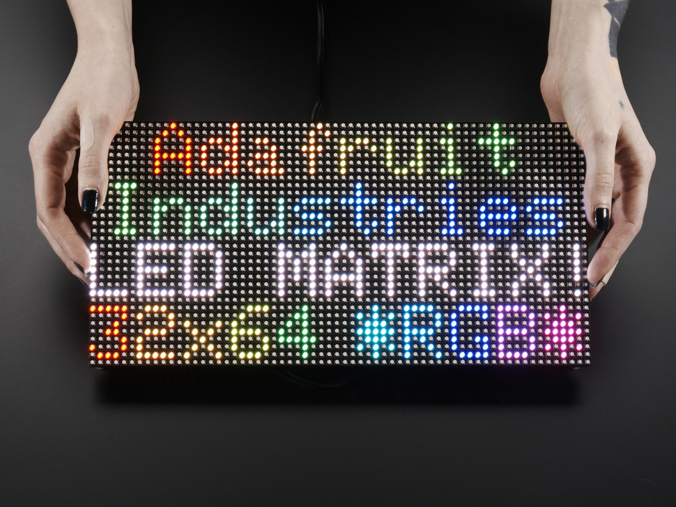 64x32 RGB LED Matrix - 5mm Pitch (Adafruit)