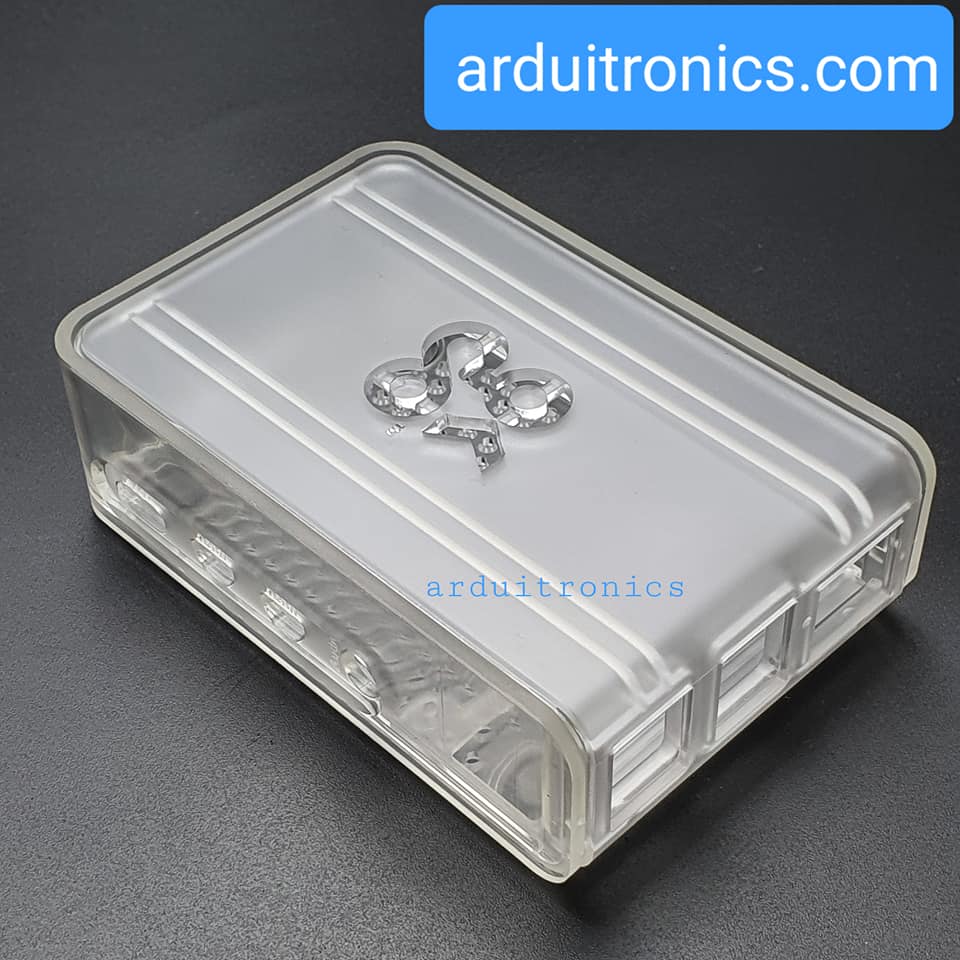 Official Case for Raspberry Pi 4ฺB Transparent - แบบฝาเลื่อน (สีใส)