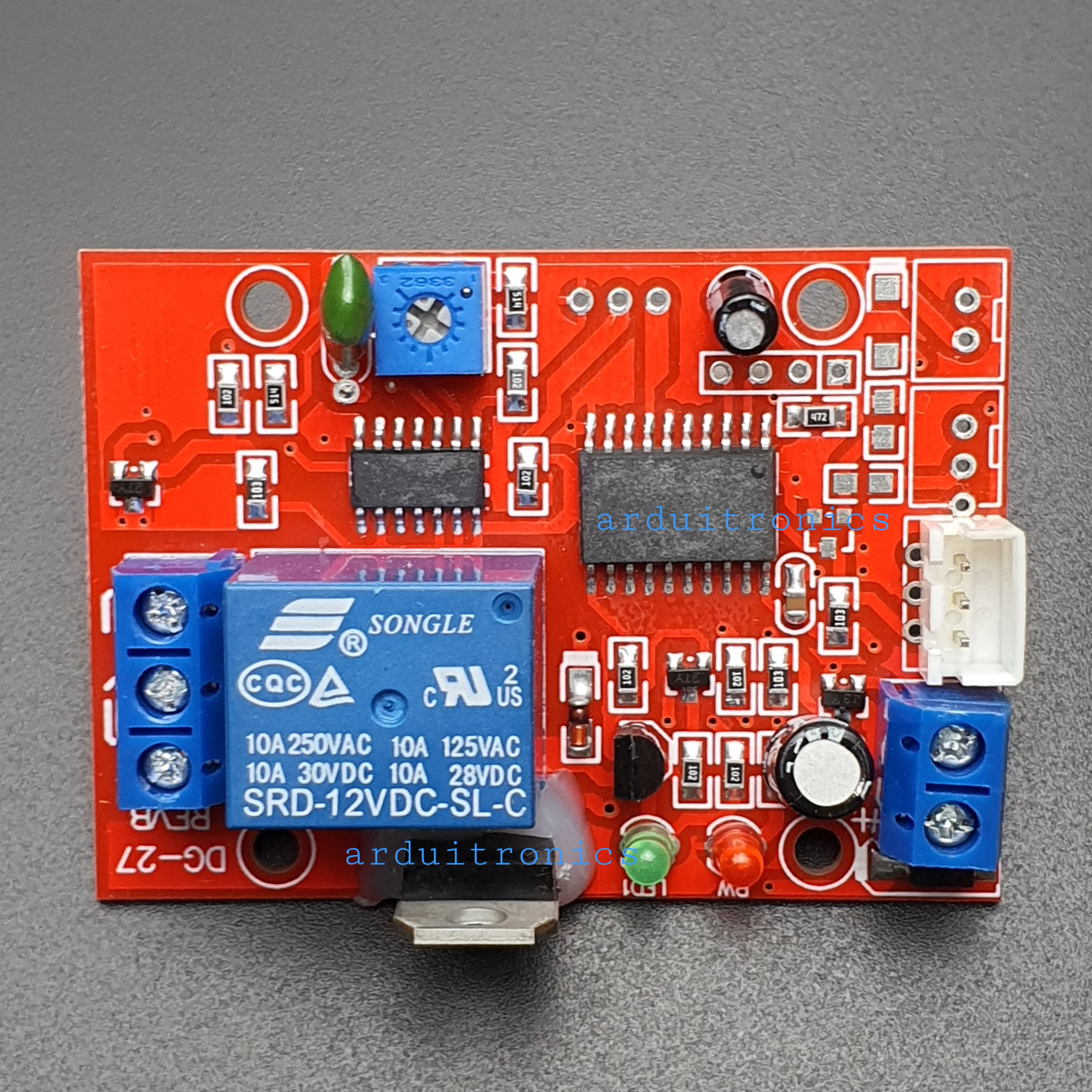 12V Ultra-High Sensitivity Vibration Sensor (Switch Vibration Sensor Relay Module)