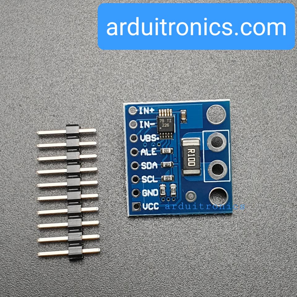 โมดูลวัดโวลต์และกระแสไฟฟ้า INA226 Current/Voltage Measurement 36V Bidirectional I2C