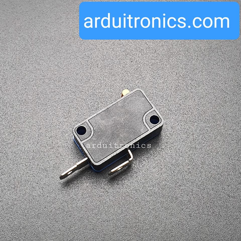 ปุ่มกดตู้เกม สวิตช์กดติดปล่อยดับขนาดใหญ่ 46mm พร้อมไฟ LED สีน้ำเงิน