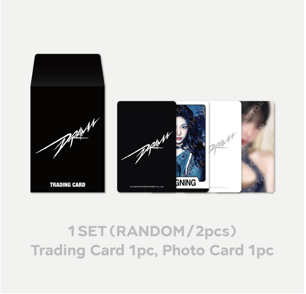 aespa WEEK – DRAMA CITY md ของสะสม - Random Trading Card - แบบ A ver