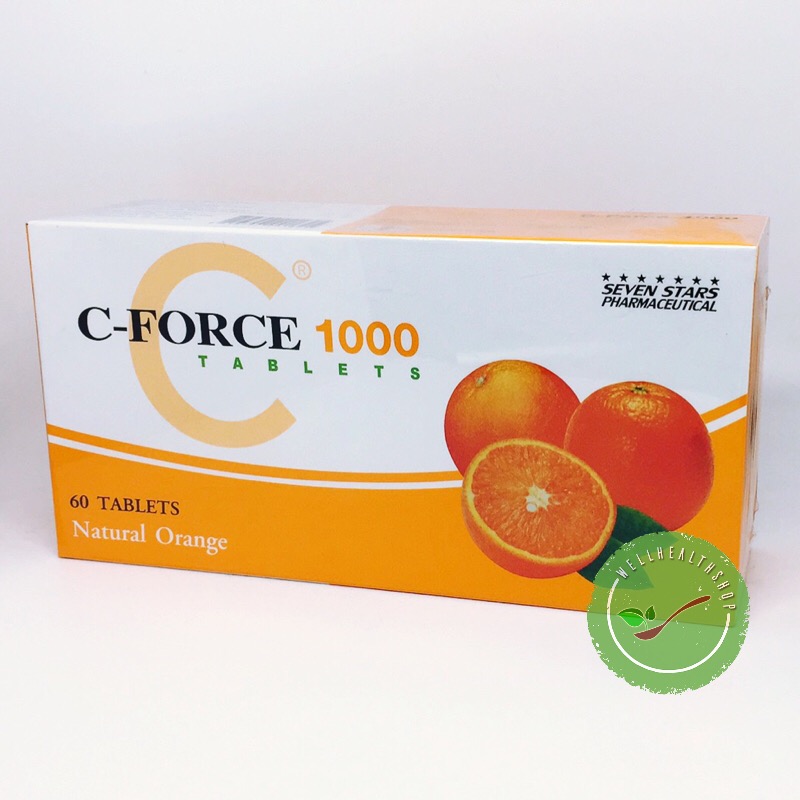 C-force 1000 ซี-ฟอร์ซ 1000 วิตามินซี บำรุงสุขภาพ ผิวพรรณ เสริมภูมิต้านทาน