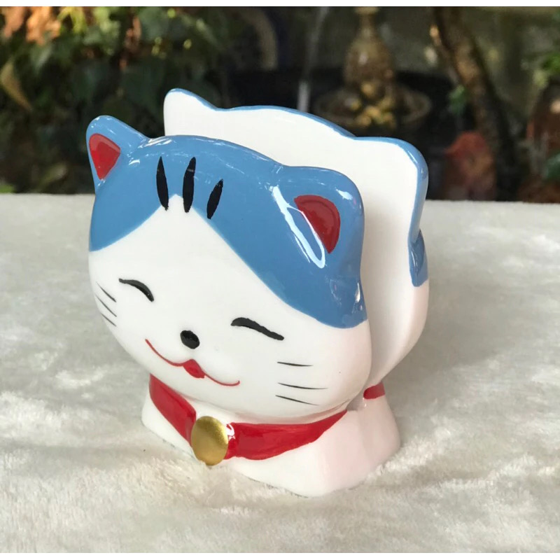 ชิ้นละ 390 บาท ของที่ระลึก ของพรีเมี่ยม Lucky Cat ภัตตาคารอาหารญี่ปุ่นฟูจิ ปี 2024 Napkin Holder แมวเนโกะ แมว Fuji อาหารญี่ปุ่นฟูจิ