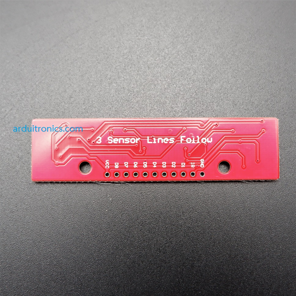 8-Way Line Tracking Module (โมดูลตรวจจับเส้นสำหรับ Smart Car)