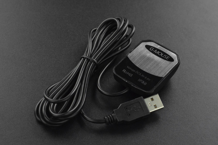 USB GPS Receiver with 2m Extension Cable (Compatible with Raspberry Pi/ LattePanda/ Jetson Nano) แท้ DFRobot