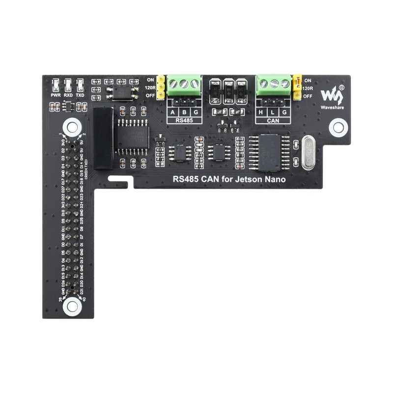RS485 CAN Expansion Board for Jetson Nano, Digital Isolation, Built-In Protection Circuit (แท้จาก Waveshare)