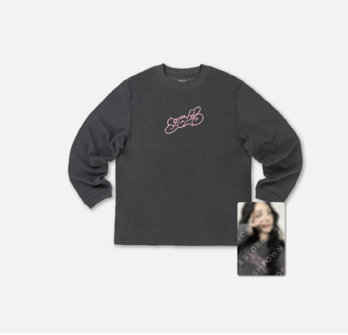 aespa WEEK – DRAMA CITY md ของสะสม -Long Sleeve T-Shirt + Photo Card Set