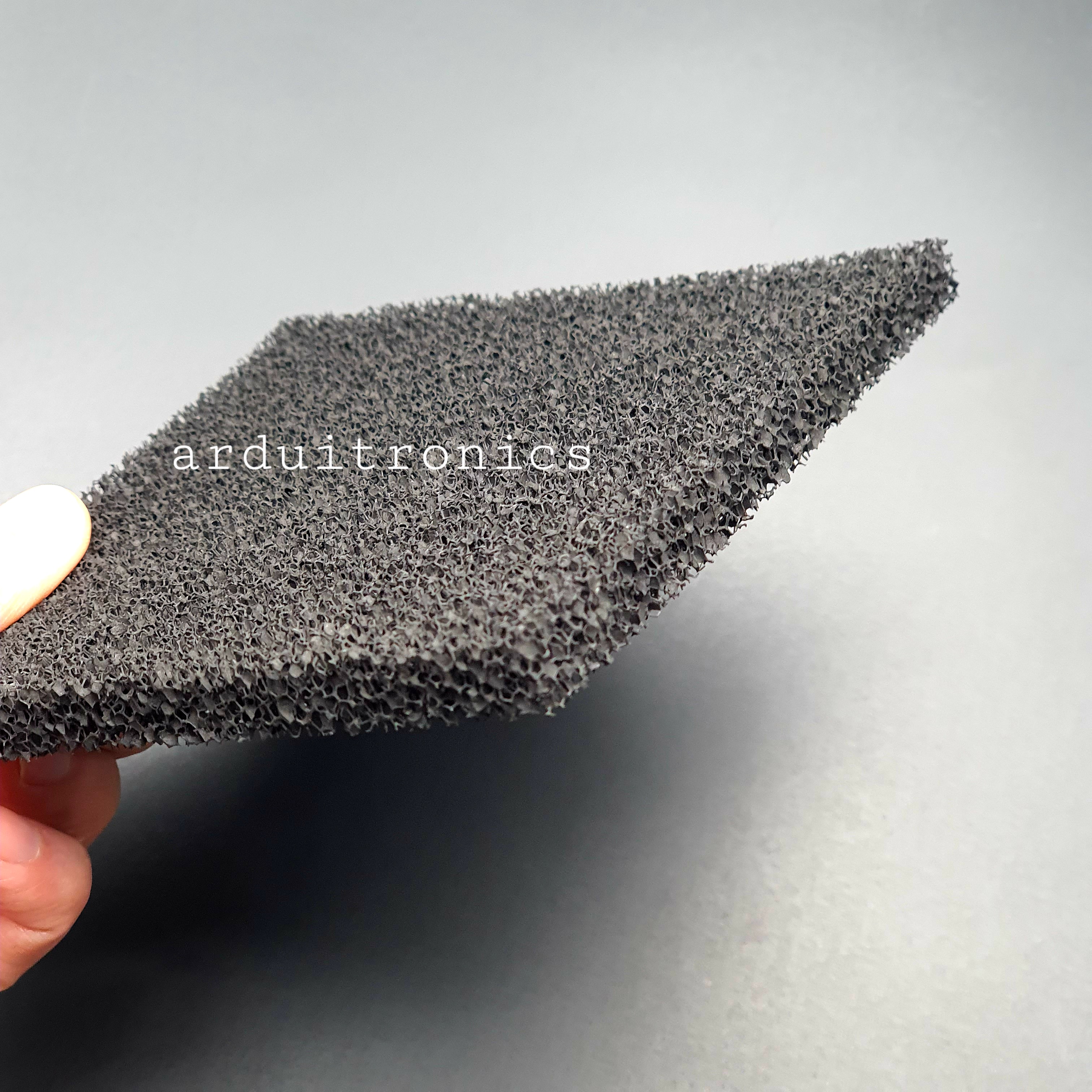 Activated Carbon Filter Sponge Size 13cm * 13cm For Smoke Absorber