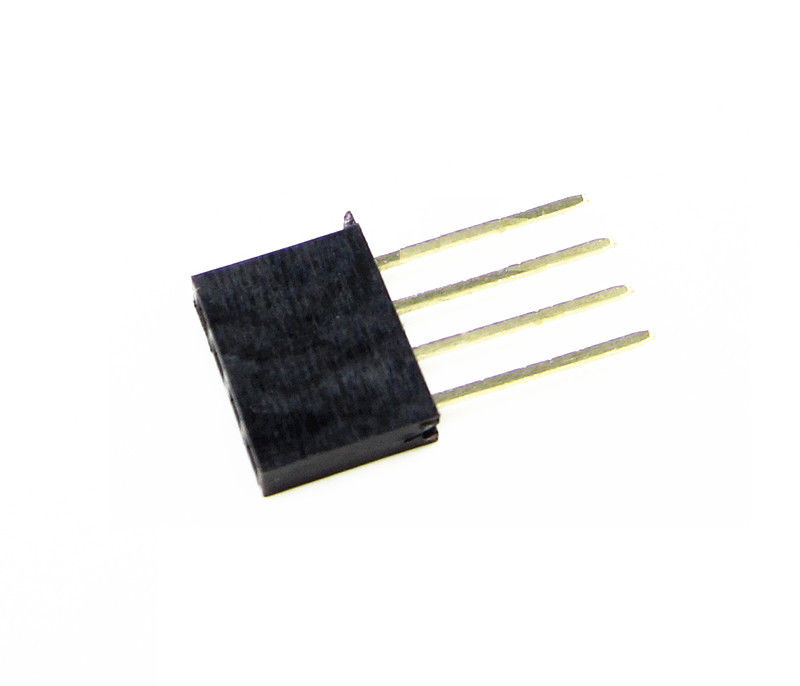 1X4 Pin 11mm Long Single Row Female Header 2.54mm Pitch Straight