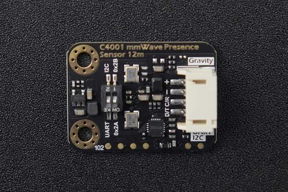 Gravity: mmWave C4001 24GHz Human Presence Detection Sensor (12 Meters, I2C & UART) - แท้ DFRobot