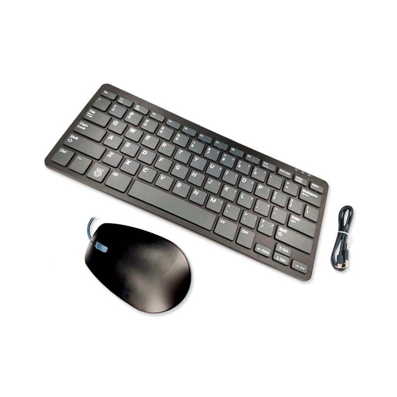 Official Raspberry Pi Keyboard (โทนสี ขาว แดง) มีโลโก้ Pi