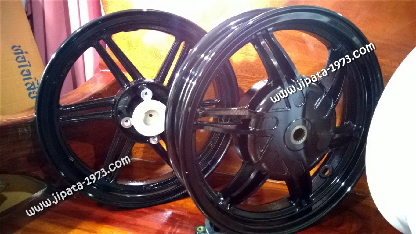 ชุดโปรโมชั่น วันสงกรานต์ ชุดล้อแม็กแท้พร้อมยาง Yamaha Fino,Mio ขอบ 12 นิ้ว