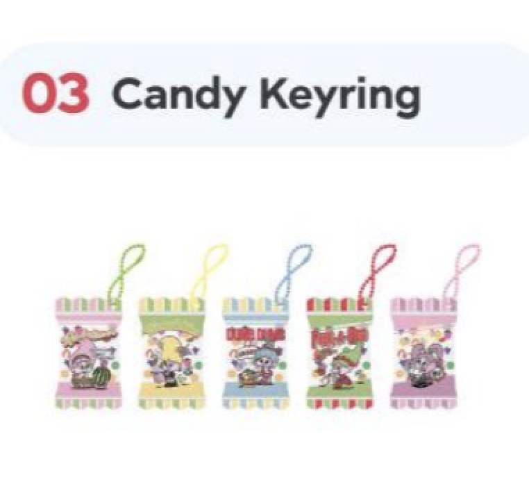 Red Velvet -Red Velvet Loves GOOD LUCK TROLLS Pop-up Store Goods - Candy Keyring ระบุ แบบทีต้องการ