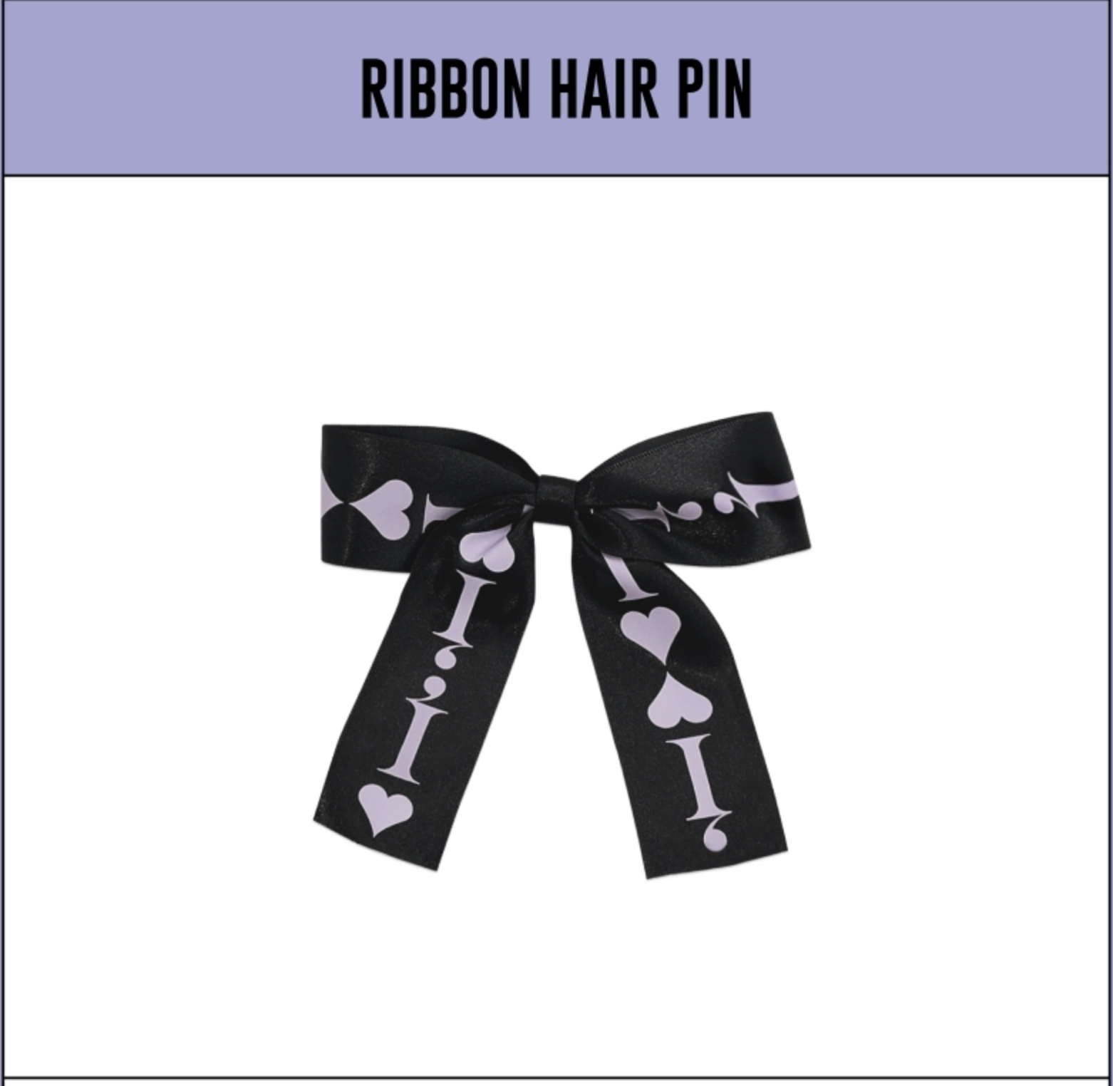 IVE - IVE THE 1ST WORLD TOUR SHOW WHAT I HAVE - Ribbon hair pin - ส่งเครืองบิน