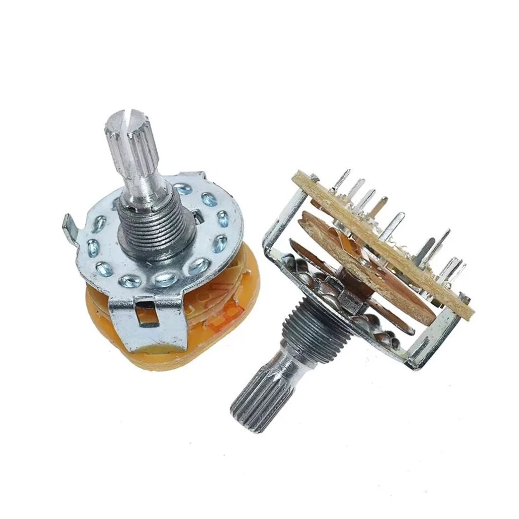 ซีเลคเตอร์สวิทช์ RS25 สวิตซ์หมุน (2P4T) - RS25 Switch Selector