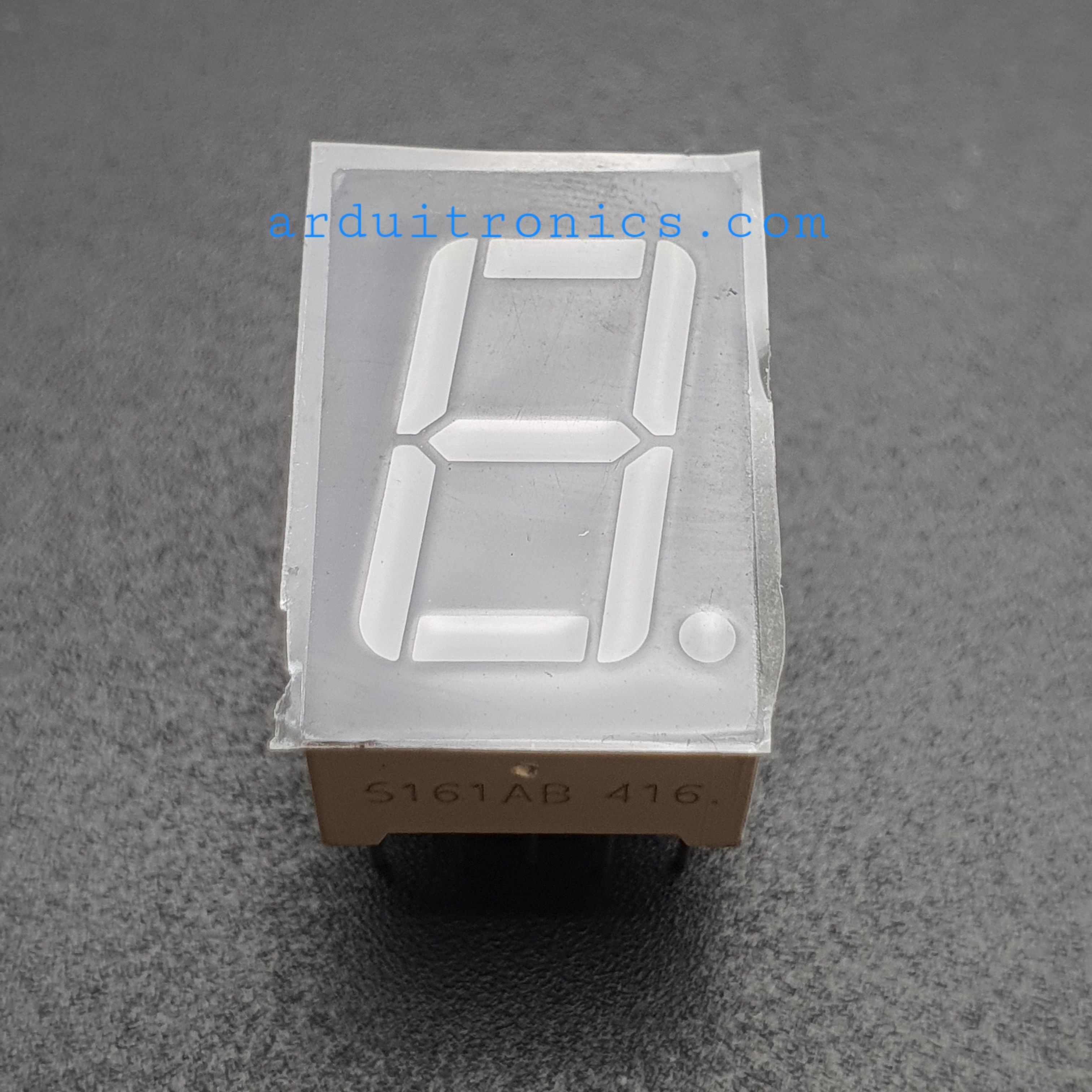 0.56 inch Seven Segment 1 Digit Blue (Common Cathode) 12.7 x 19.1 x 8.1mm - 5161AB