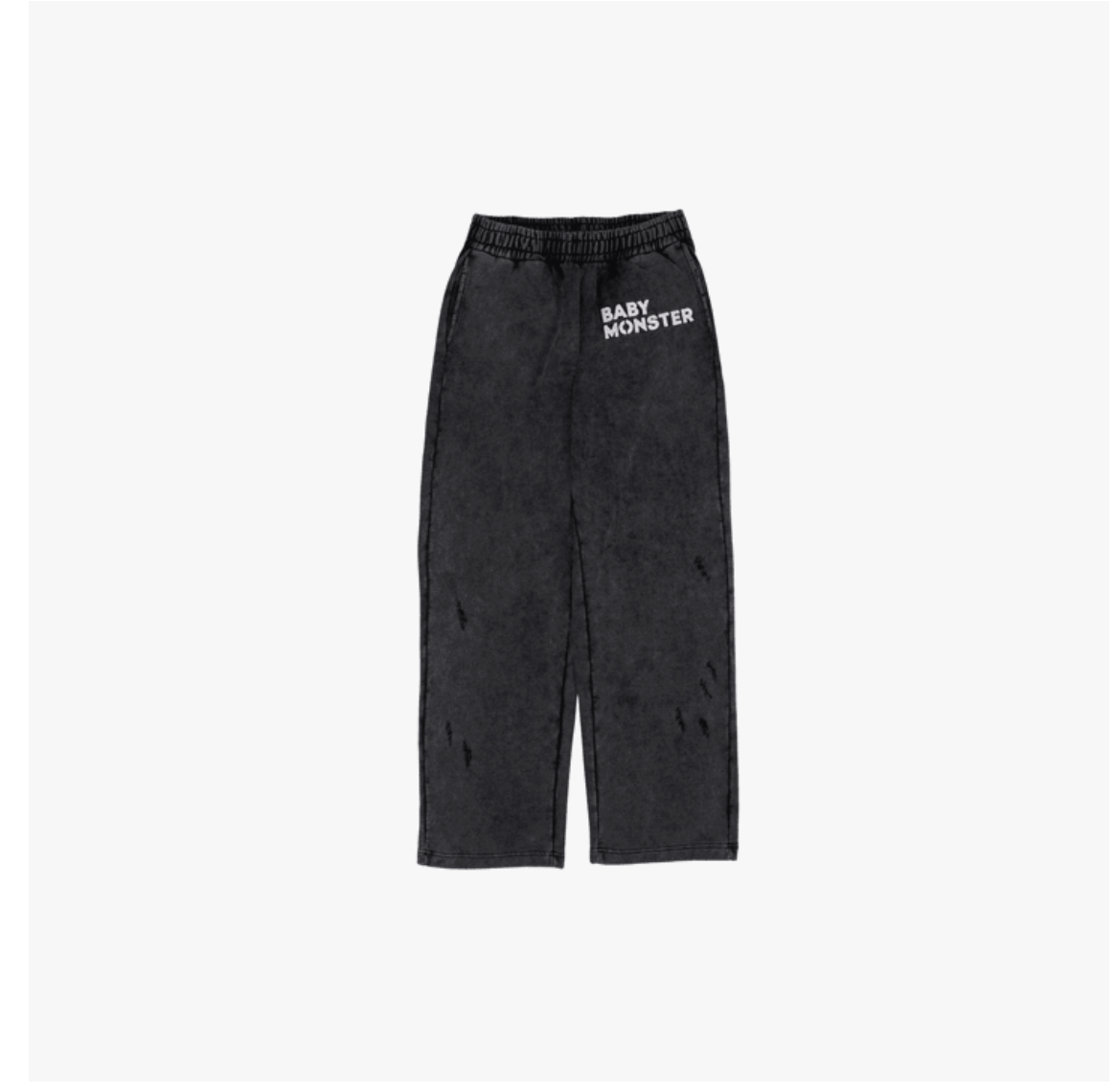 BABYMONSTER -[HELLOMONSTERS]BABYMONSTER SWEAT 2-WAY PANTS_CHARCOAL